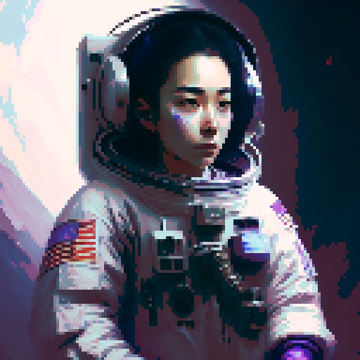 cyberpunk astronaut moon mage china male portrait
blue gray red purple