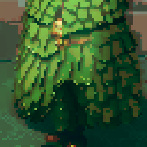 human sprite wearing armor, wielding an axe.