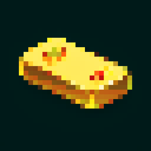 shiny gold bar, video game item icon, pixel art, sRGB