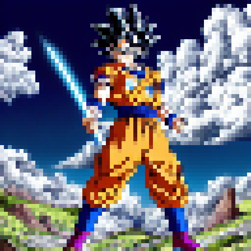 Goku going into different forms