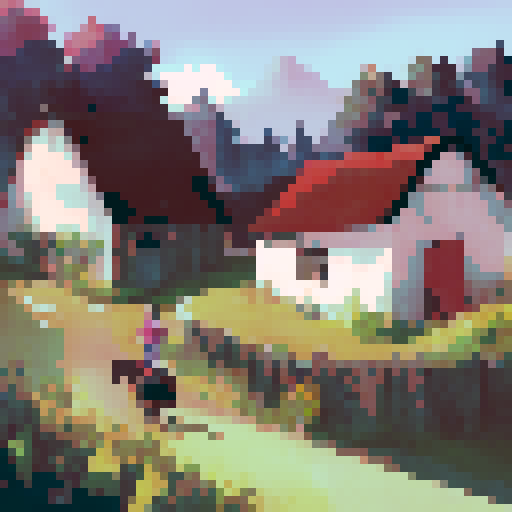 The Friends We Make Along The Way with horses and a barn