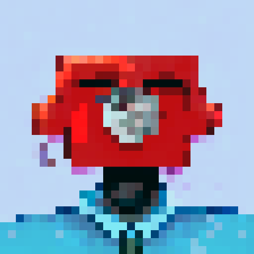 phone guy annoyed, 32x32 pixel art, portrait, furrowed brows