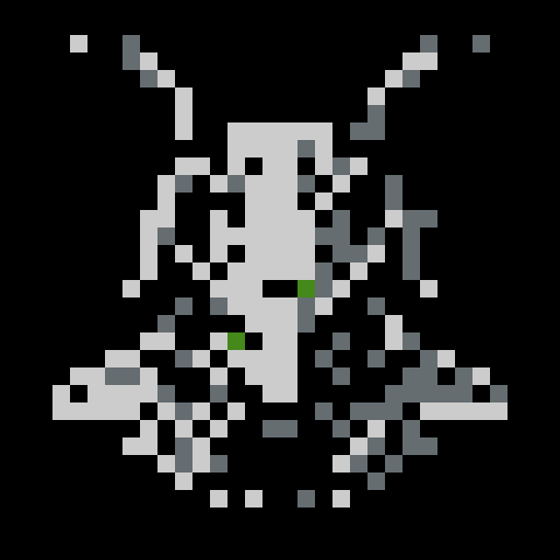 praying mantis helmet, retro 8-bit, intricate detailing, sharp angles, pixel art, background black