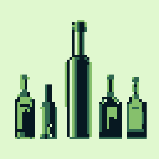 Liquor bottles