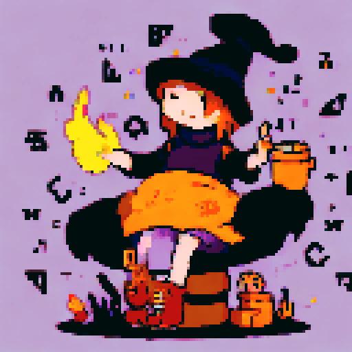 A group of adventures gather around a campfire telling stories to eachother. The male warrior is leaning forward, on hand resting in his lap, the other raised up in a jovial manner as he regales the tales of his travels. The female wizard, whom is rather voluptuous, keeps to herself as she reads her book of spells in one of her hands, the other playing with a little flame wick. The wizards legs are crossed  under her long violet dress, her big rimmed hat resting stop of her head.