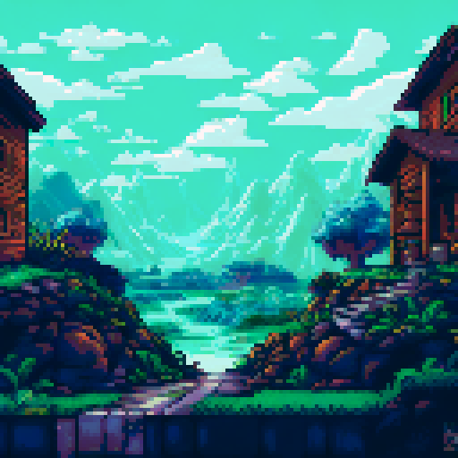 Make the reference image have darker skies with dead villager bodies lying on the ground