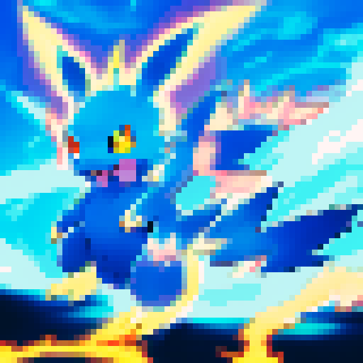 Electric sparks crackling, a fierce Pikachu charges forward, ready to battle against a towering Charizard wreathed in flames