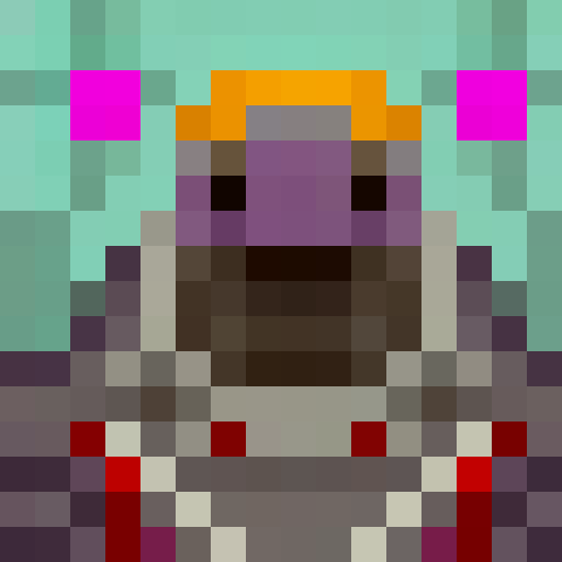 Cute pink cats with dainty paw prints, delicate whiskers, and sparkling eyes, in a pixel art close-up portrait, surrounded by vibrant colors, playful poses, and a whimsical scenery of a flower-filled meadow, rolling hills, clear blue sky, cozy cottages, charming village rooftops, blooming cherry blossom trees, and soft pastel shades, perfect for a game icon in 16x16 pixel art style