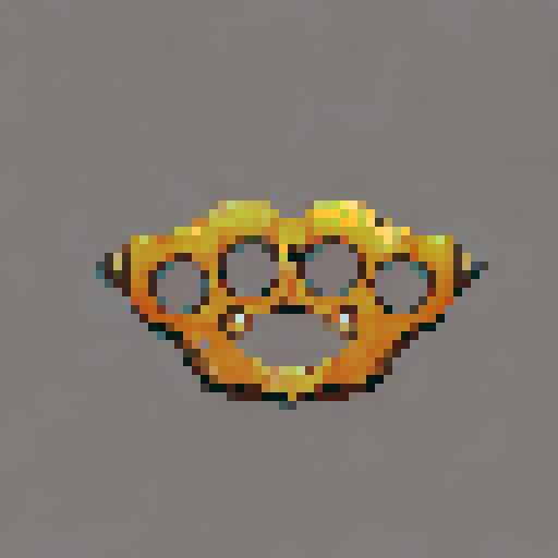 brass knuckles
