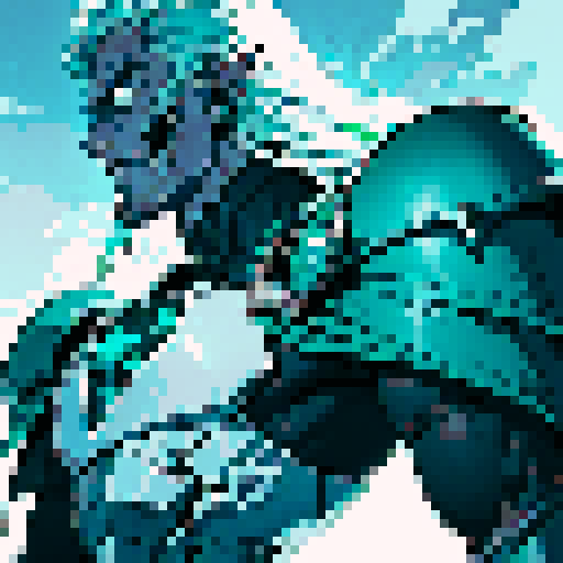 create an earth element white skinned bulky death knight with an emerald and earth inspired color palette. I need the knight to look very intimidating.