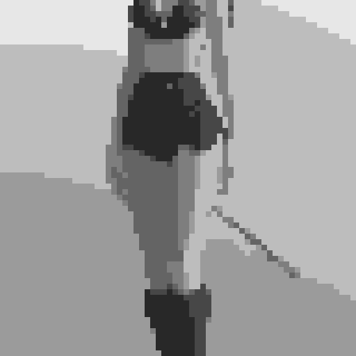 busty succubus, skin tight lace, deep v-neck crop top, intricate druidic staff, pixel art, sRGB