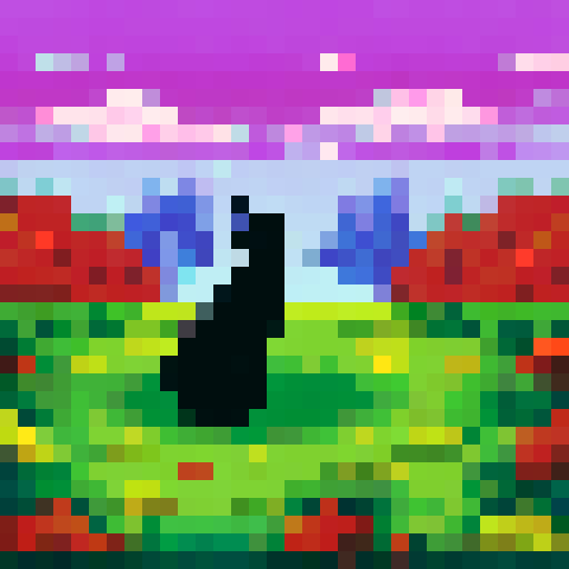 Headshot of a black cat