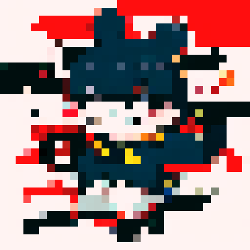 anime style hippo portrait.