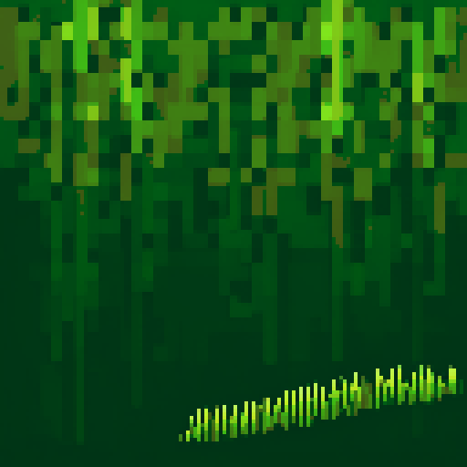 Grass Tile, Stylized, Pixel Art