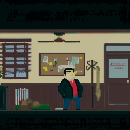 Office of a private detective.