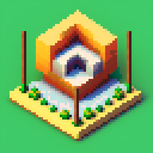 pixel art spike trap tile 2D flat orthographic