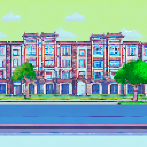 Mexico City multiple houses front view entire block