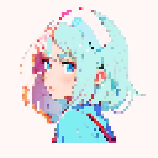 happy nurse with blue working clothes