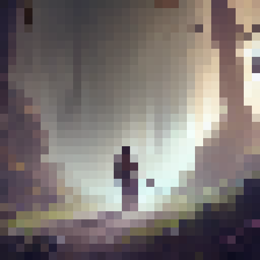 Brown-haired topdown hero navigates through a mythical forest, wielding a glowing sword, evading dangerous creatures, and collecting enchanted artifacts in a whimsical hand-drawn Fantasy RPG style.