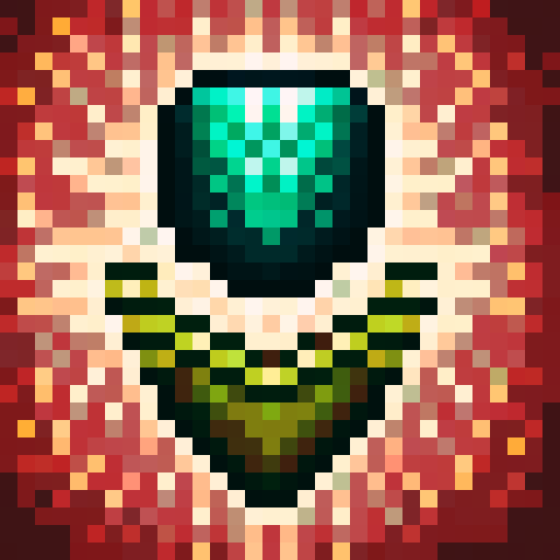 NES Zelda-like spritesheet with 6 game icon, containing meticulously crafted 32x32 pixel art in a skillful and visually stunning NES palette, capturing the essence of close-up, portrait-style details of various enchanting items