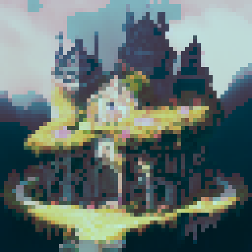 Dreary castle, mist-covered hills, towering turrets, gothic architecture, ominous shadows, moonlit courtyard, overgrown ivy, eerie atmosphere, hauntingly beautiful, melancholic landscape