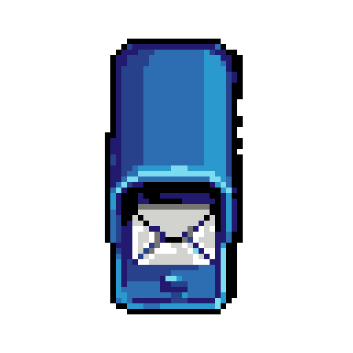 generate a top down picture of a mail box