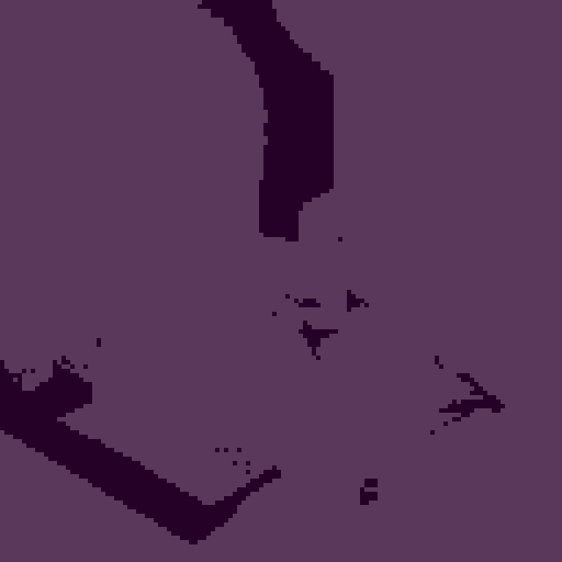 hacker girl, rainy day, quiet cozy, pixel art, neon umbrella, glowing laptop, steaming cup of tea