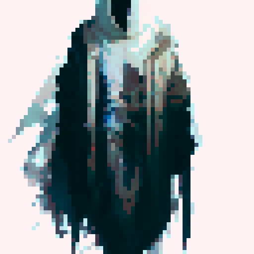 Hovering hooded ghost enemy