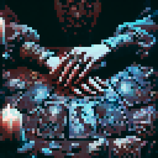 A close-up of a woman's hands over a table during a tarot card reading in a medieval dark style. The table is adorned with elements of the ocean such as sea shells, sand, and small pieces of coral. The atmosphere is mystical and dimly lit, with candlelight casting shadows that enhance the eerie and magical mood. The woman's hands are gracefully poised over the cards, which also have oceanic designs like waves and mermaids.