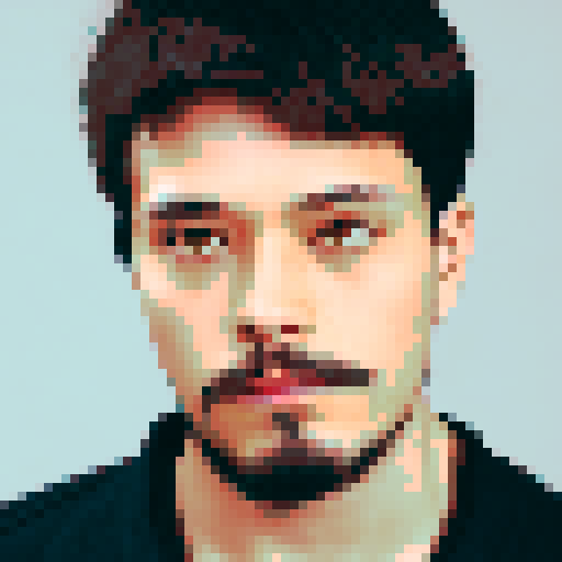 A person's face is overgrown with a beard and mustache, old age comes