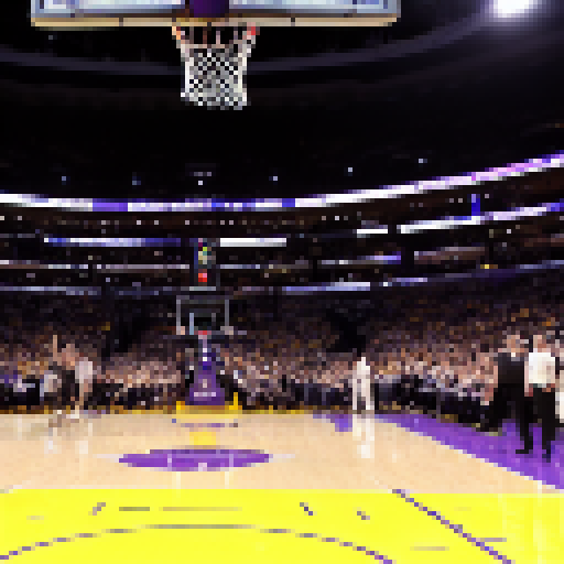 The Los Angeles Lakers are destroying the competition with a fiery flurry of shots and slam dunks