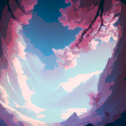 sakura cherry blossoms, vibrant and delicate petals, swirling in a mystical breeze, creating an enchanting atmosphere