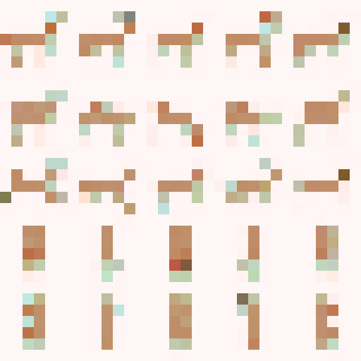 Side view of a single deer