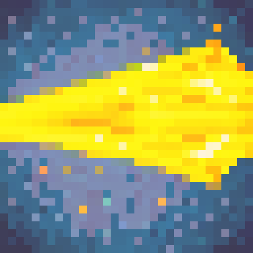 Diamond Shaped Fireball, Orange Flame, Lighter orange background, Flame tail