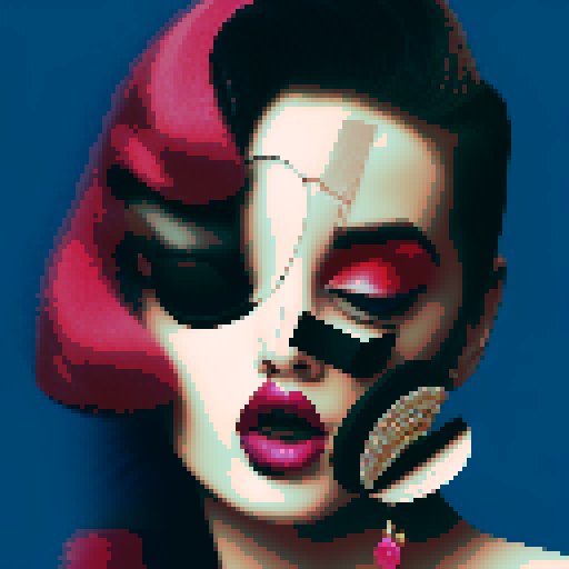 fashion icon, contemporary collage, highly detailed, digital painting, 4k, hdr, punk, fashion, smooth, sharp focus, art by nick knight, sandra chevrier and john hoyland