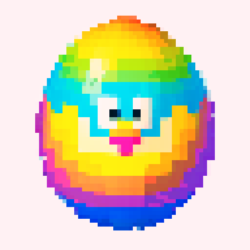 colorful easter egg