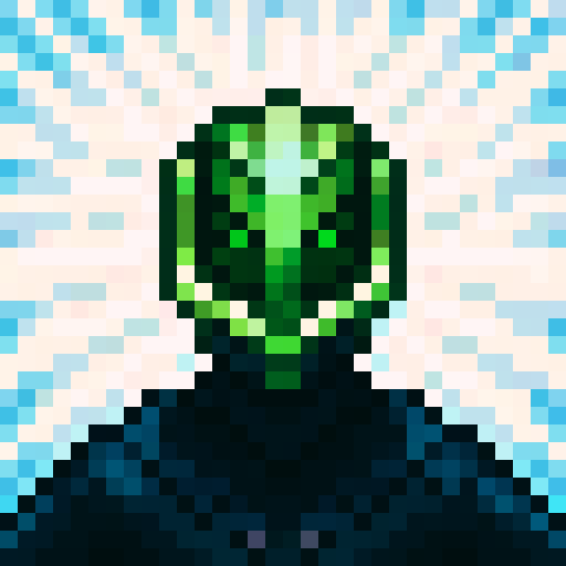 helmets in game icon style, 32x32 pixel art, vibrant sRGB palette, skillfully crafted, close up view, captivating portrait