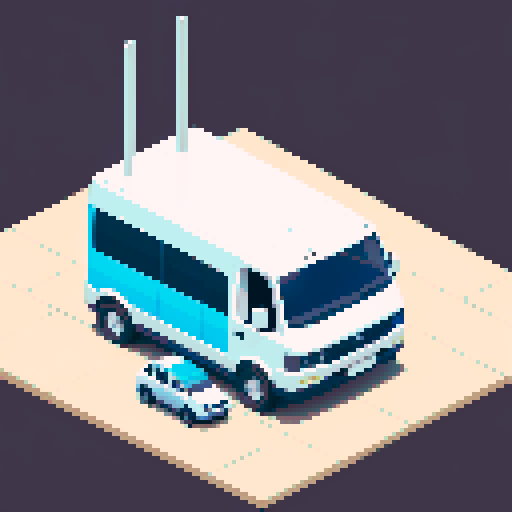 an auto transporter is transporting several new cars from the factory