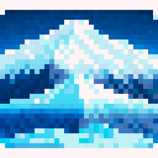 lush mountain with icy peak