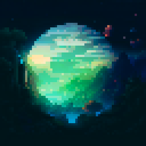 Galaxy with 3 planets