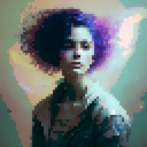 Ethereal, dreamlike, and otherworldly.
    
    Radiant sprite-woman, composed of shimmering light, with hair cascading in vibrant rays of sunlight, delicate features, and soft, luminous eyes - all in an ethereal, dreamlike art style.