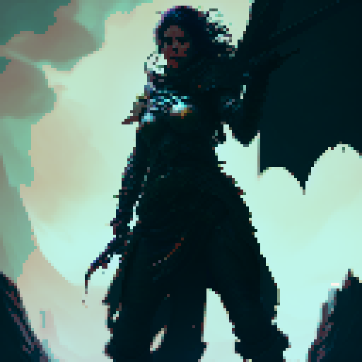 female barbarian, tall, menacing, full body, intense glare, angry, large axe, tribal tight-fitting clothing, Action Pose, Imposing stance, fantasy Medieval RPG