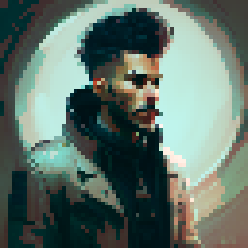 short balding man with a large black moustache wearing a suit jacket.