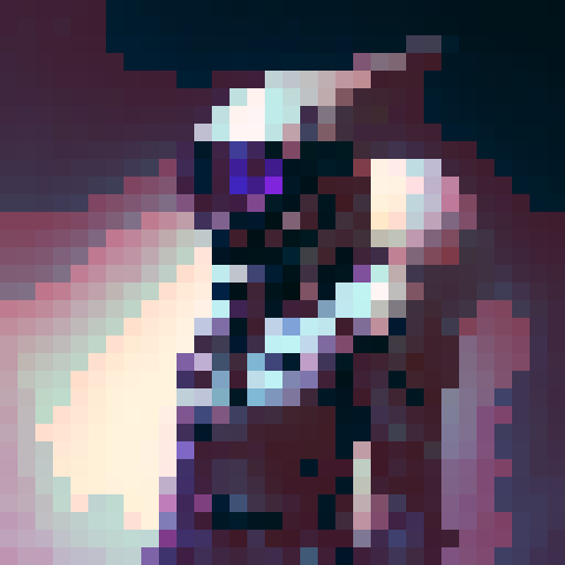 sci fi crusader medevial knight with helmet character for game