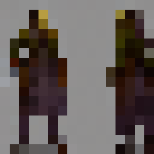 Spritesheet for a character for a fantasy rpg