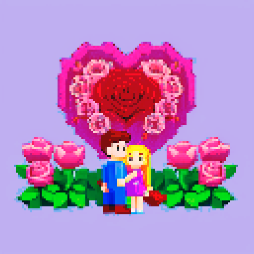 On a summer night, a boy brought three billion roses and love to a girl.