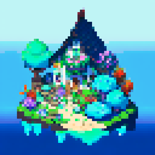 Mid evil pixel landscapes  