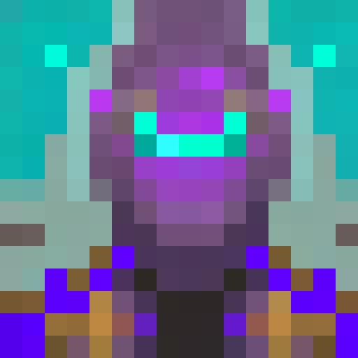 otherworldly avatar with glowing eyes, metallic armor, and flowing tendrils of neon energy surrounding their ethereal form