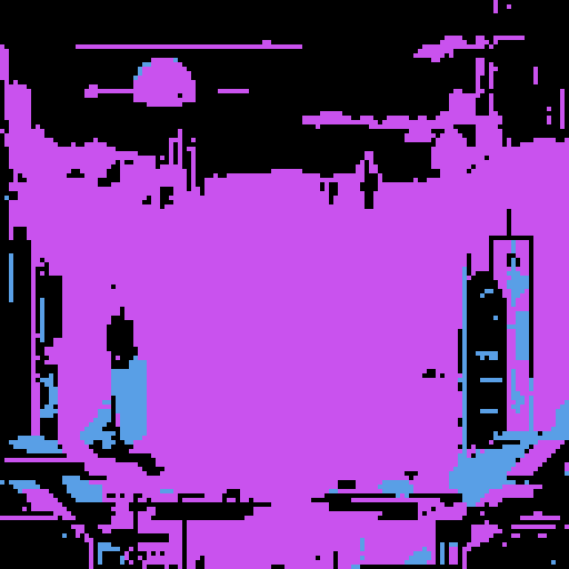 Sci fi planet, towering skyscrapers, neon lights, swirling clouds,, glowing holograms, metallic structures, alien vegetation, flying drones, vibrant colors, retro-futuristic architecture, sprawling metropolis, artificial intelligence, advanced technology, glowing energy sources, towering mountains, vast oceans, floating islands, otherworldly creatures, high-tech transportation, sleek spacecraft, electrified atmosphere, pixelated landscape