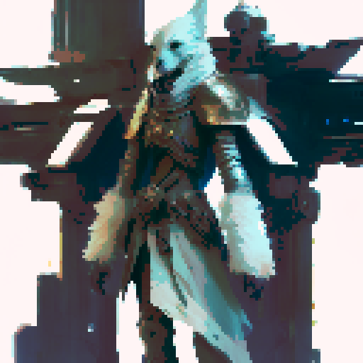 Full body from head to toe standing sprite of a fantasy style knight